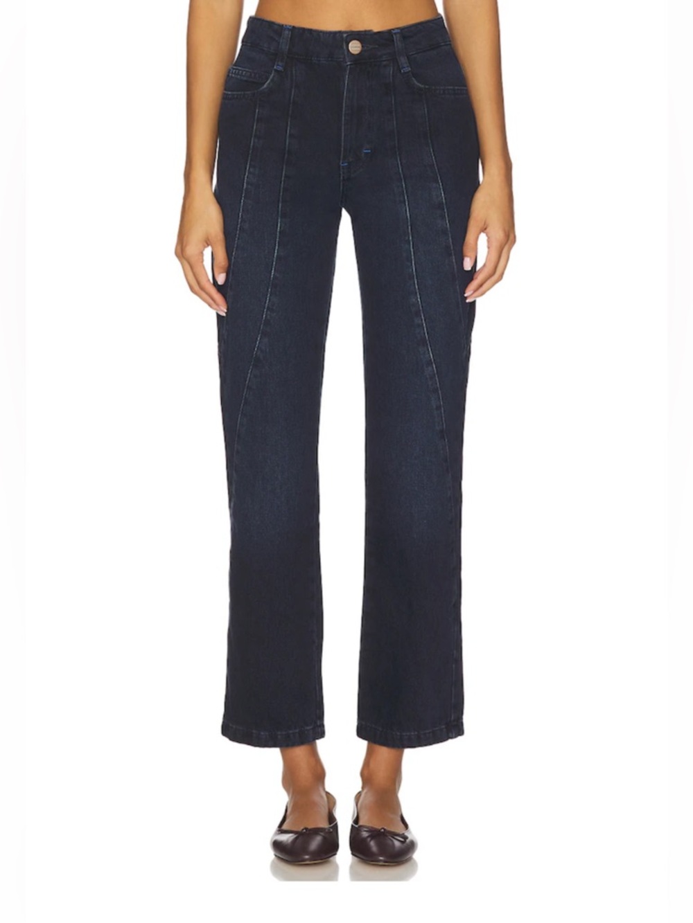 NWT Damson Madder WAVY SEAMS JULI JEAN Size 8/4US